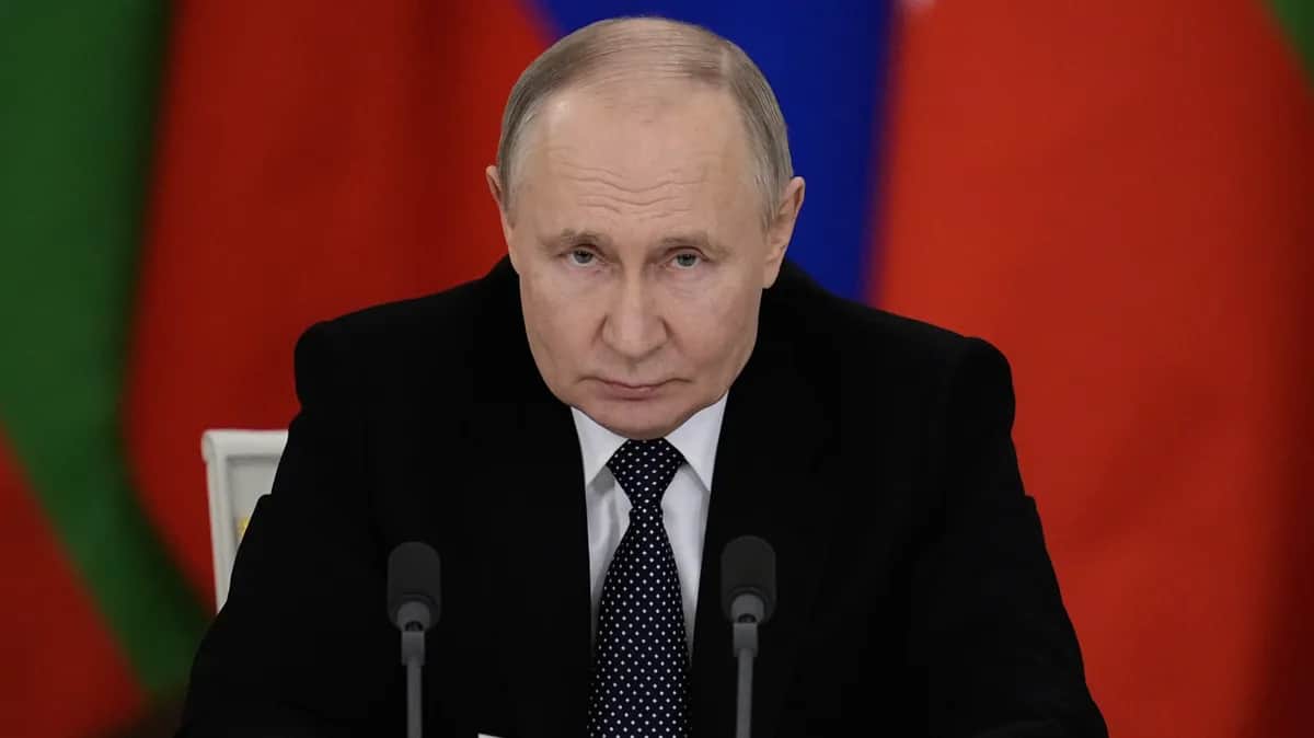 Vladimir Putin speaks at a news conference at the Kremlin in Moscow, 4 March 2025. Photo: EPA-EFE / PAVEL BEDNYAKOV / AP POOL / POOL