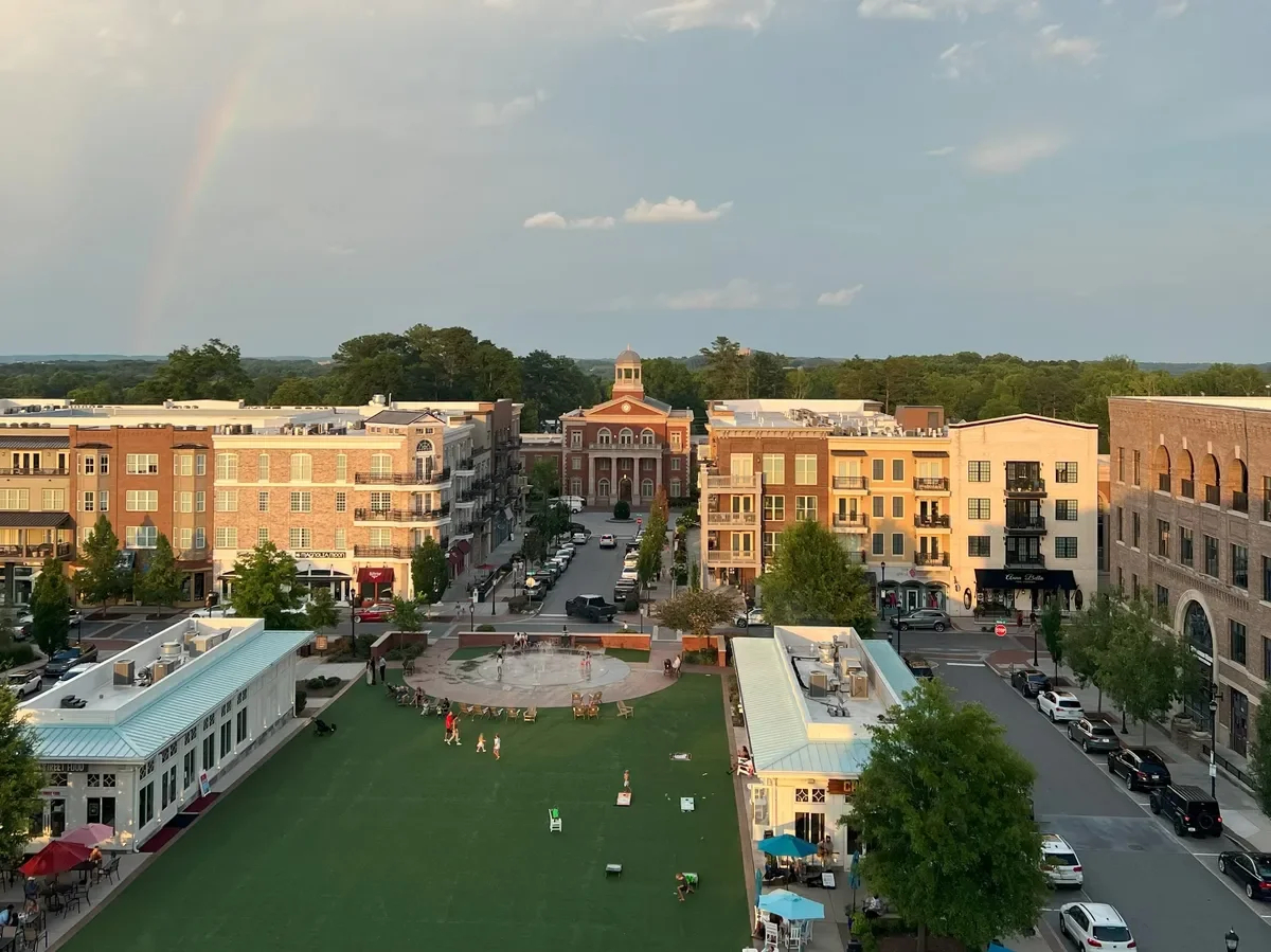 A typical small town in Georgia. Photo courtesy of the author