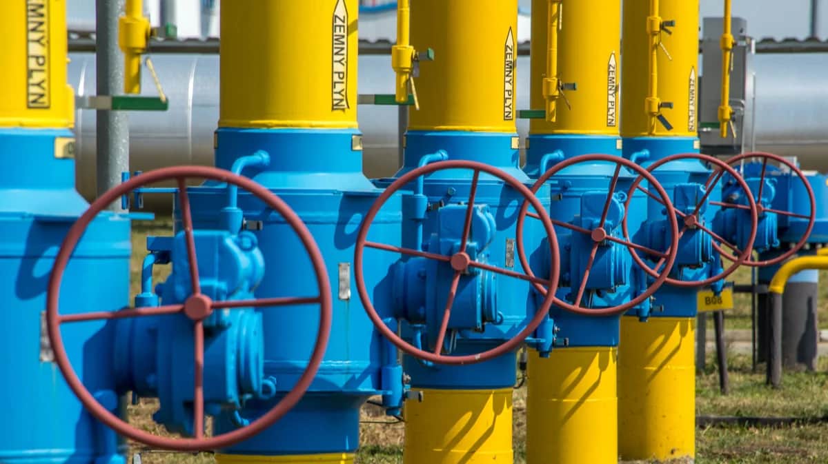 Газокомпрессорная станция на границе Словакии и Украины в Вельке-Капушаны, 2 сентября 2014 года. Фото: David W Cerny / Reuters / Scanpix / LETA