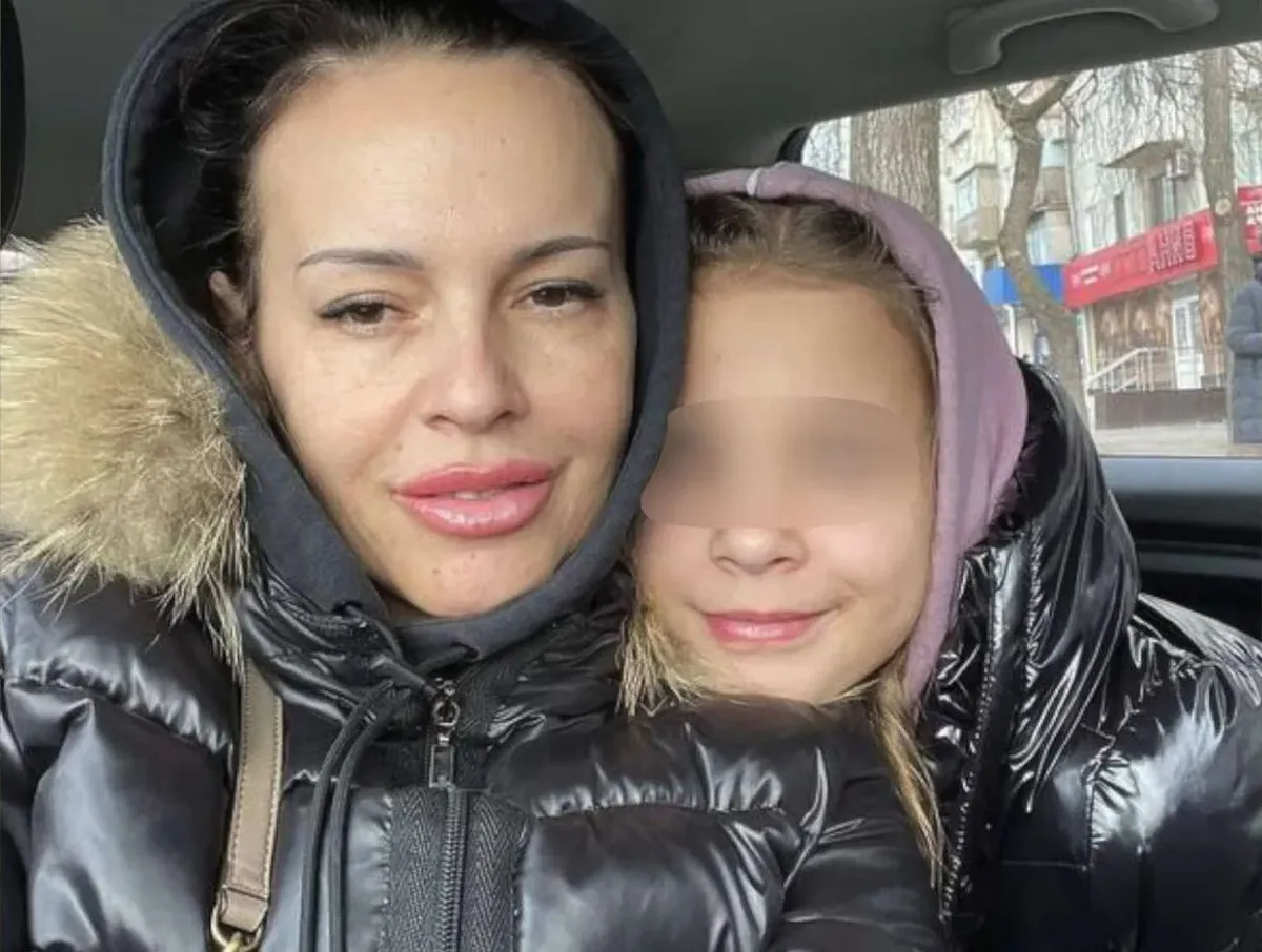 Наталья Вовк и ее дочь София. Фото: <a href="https://t.me/vchkogpu/32367">Telegram</a>