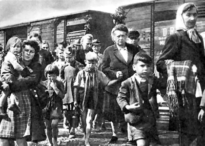 Выселение немецкого меньшинства в Чехословакии после Второй мировой войны. Фото: Wikipedia