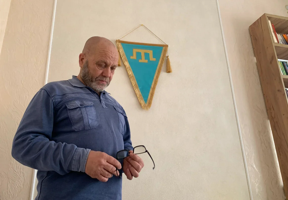 Human rights activist Abdureshit Jepparov. Photo: Ivan Zhilin / Novaya Gazeta