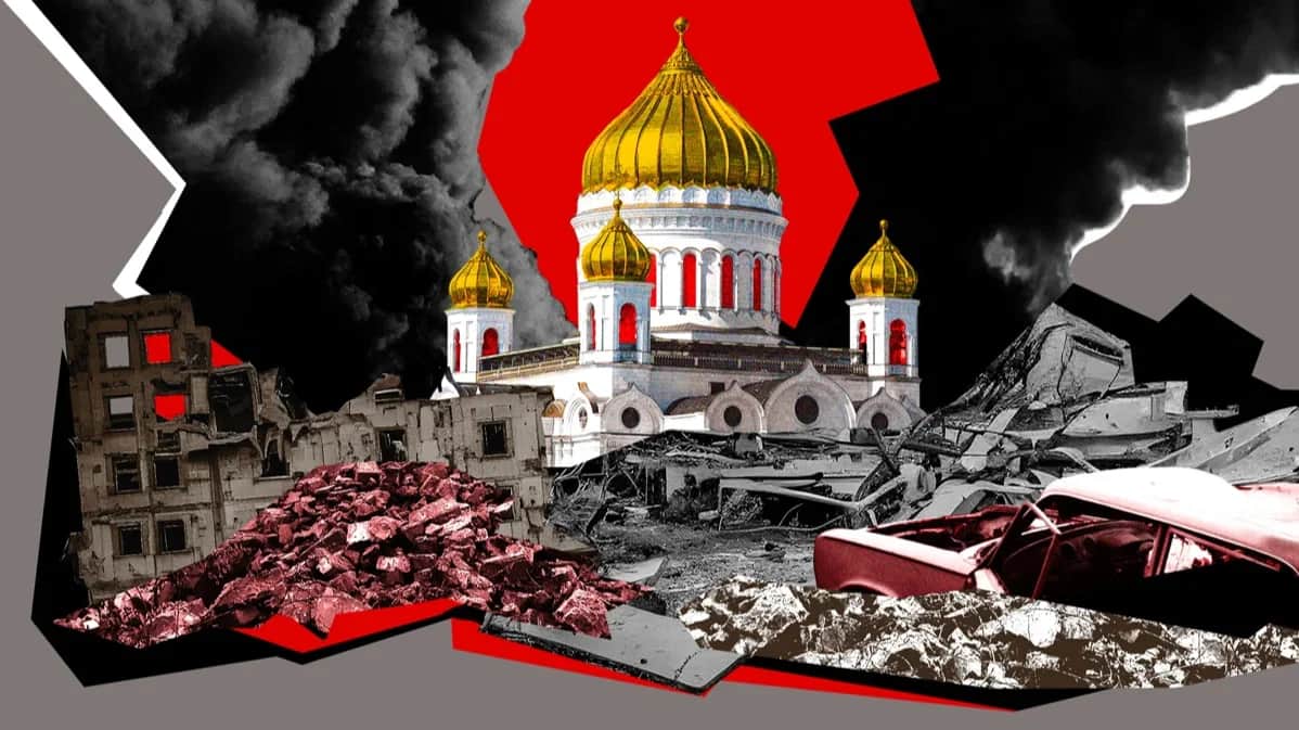 Collage: Nastya Pokotinska / Novaya Gazeta Europe