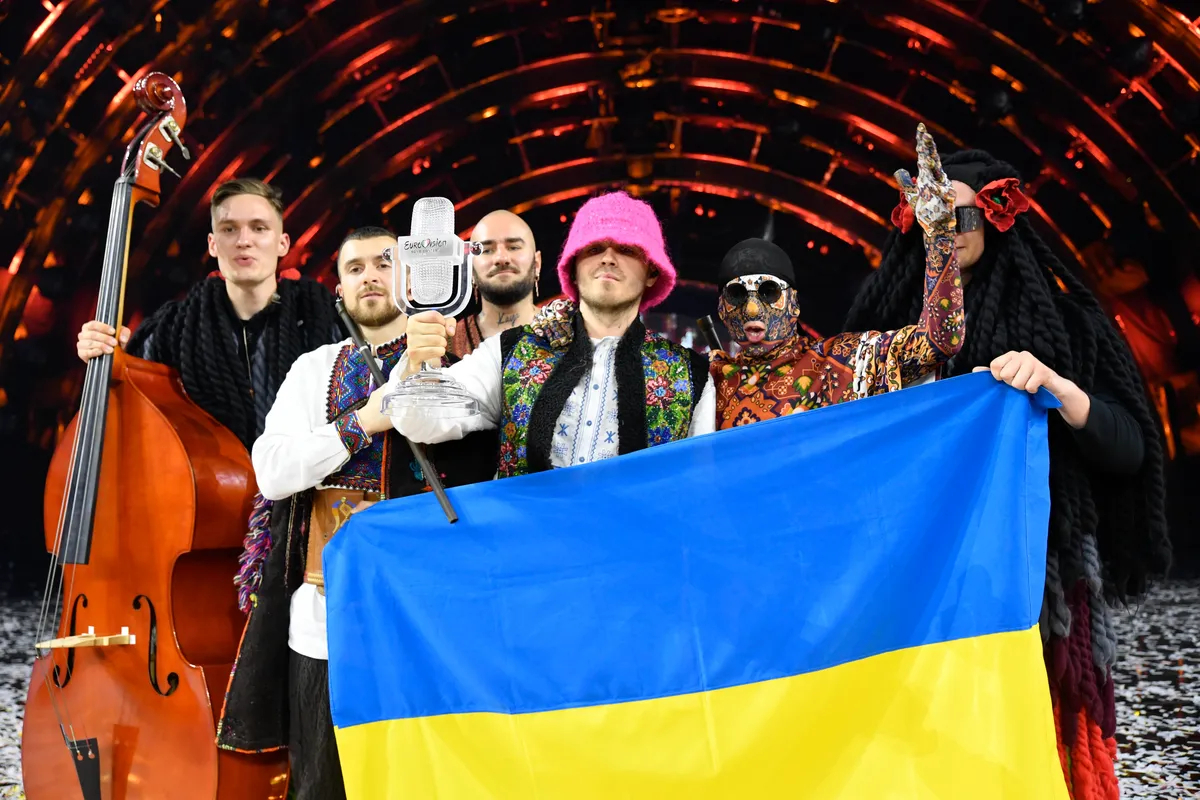 Музыкальная руппа Kalush. Фото: Giorgio Perottino/Getty Images