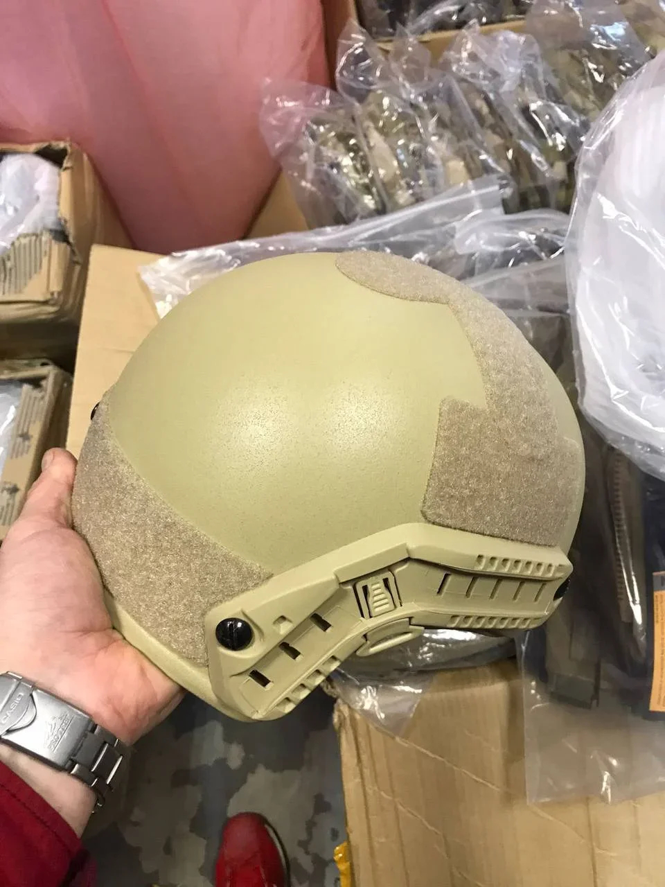 A helmet. Photo: Telegram