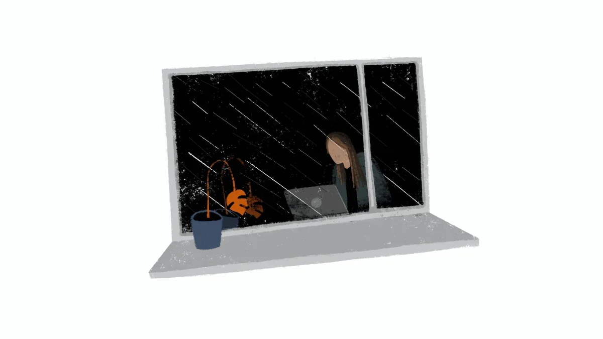 Illustration by Nastya Pokotinska / Novaya Gazeta Europe