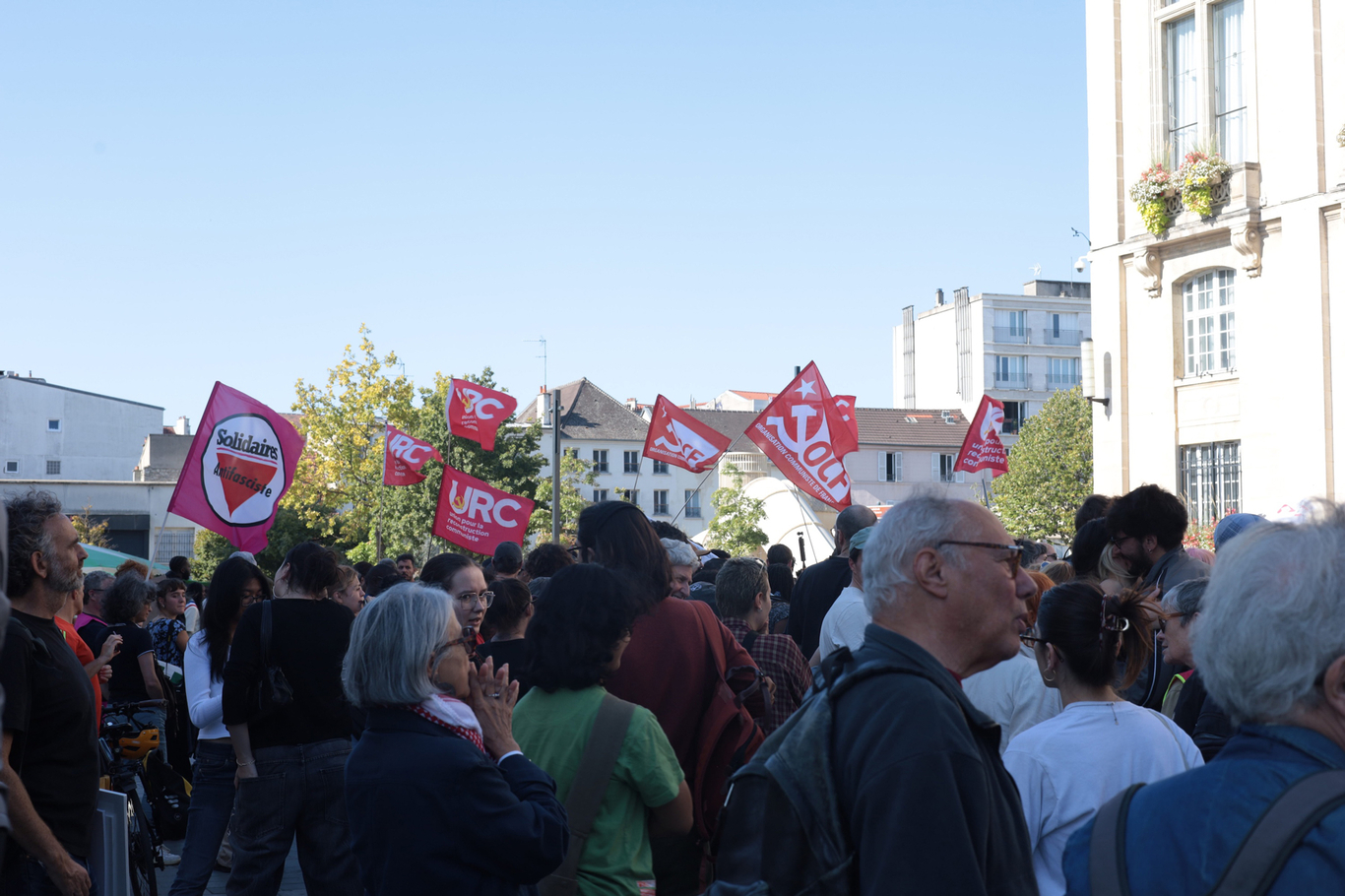 Коммунисты на митинге. Фото: Юлия Канева