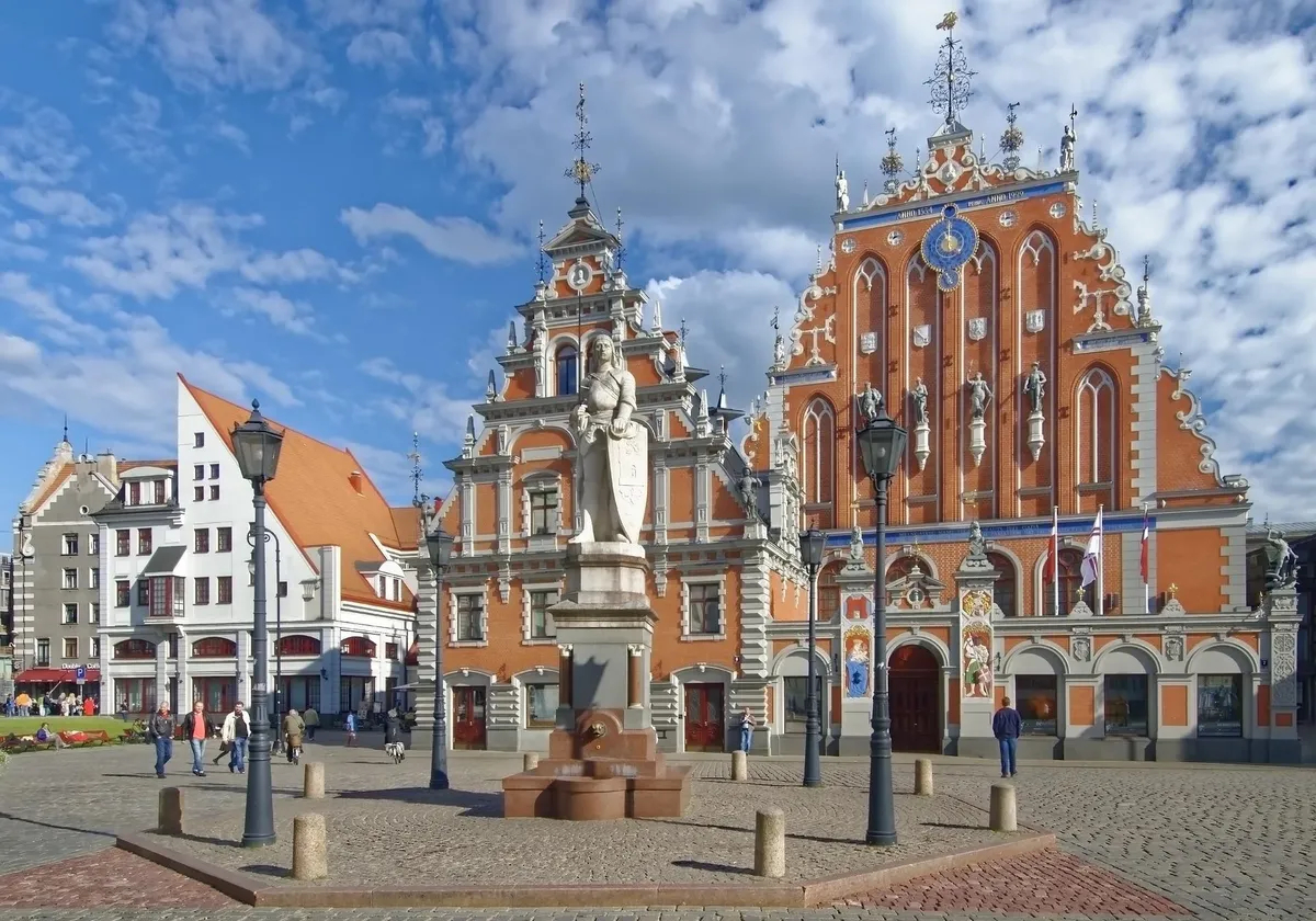 Ратушная площадь в центре Риги. Фото: pixabay.com