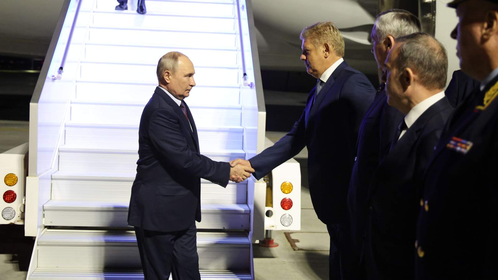 Путин прибыл в Новосибирск. Фото: пресс-служба Правительства Новосибирской области и Администрации Губернатора Новосибирской области