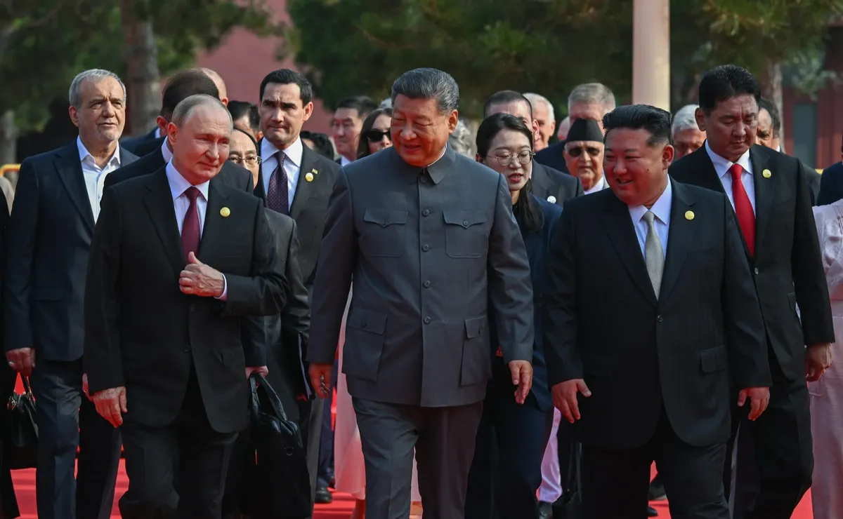 Владимир Путин, Си Цзиньпин и Ким Чен Ын. Фото: пресс-служба Кремля