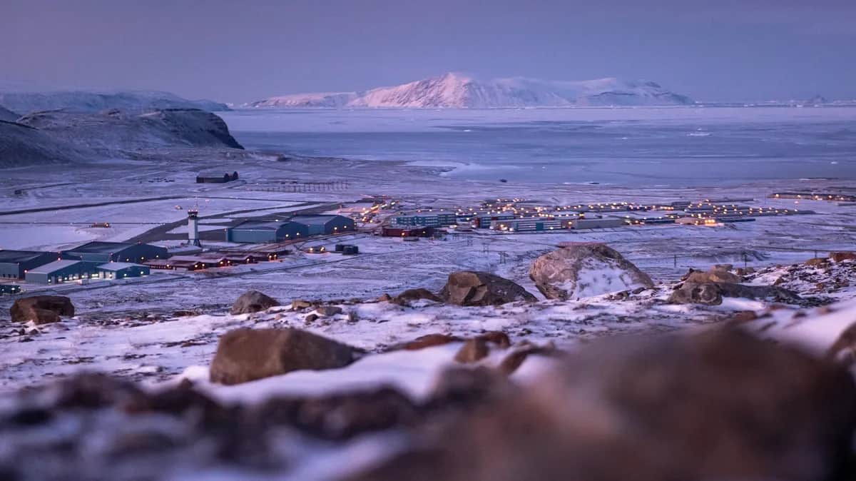 The US Air Force’s Pituffik Space Base in northern Greenland. Photo: EPA / Thomas Lekfeldt
