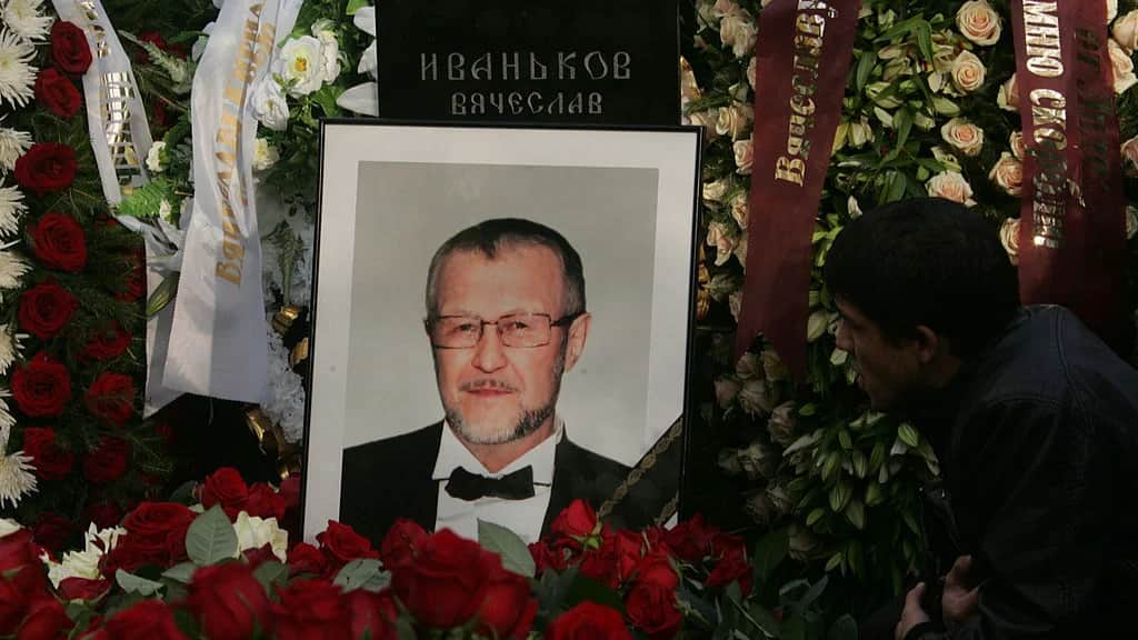 Могила Вячеслава Иванькова (Япончика), 13 октября 2009 года. Фото: Konstantin Zavrazhin / Getty Images