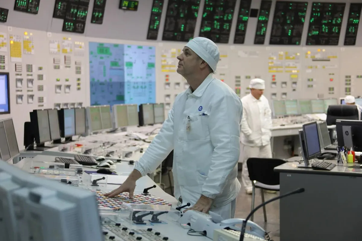 Зал управления реактором четвертого энергоблока Курской АЭС. Фото: «Росатом»