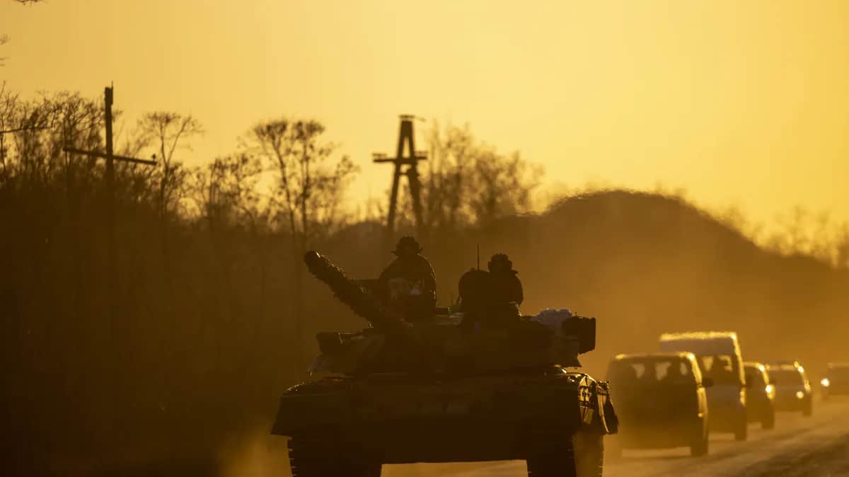 Ukrainian soldiers in the Donetsk region, 26 January 2023. Photo: Mustafa Ciftci / Anadolu Agency / Getty Images