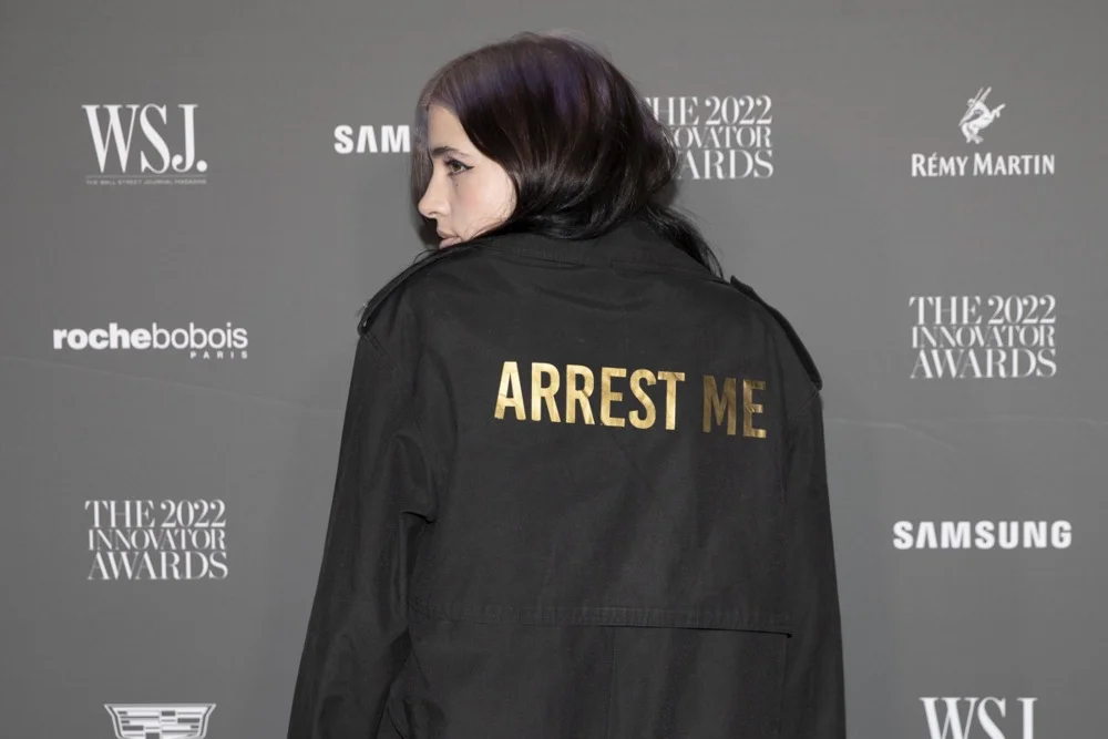 Nadya Tolokonnikova attends the WSJ Magazine 2022 Innovator Awards at The Museum of Modern Art in New York, 2 November 2022. Photo: EPA-EFE/SARAH YENESEL