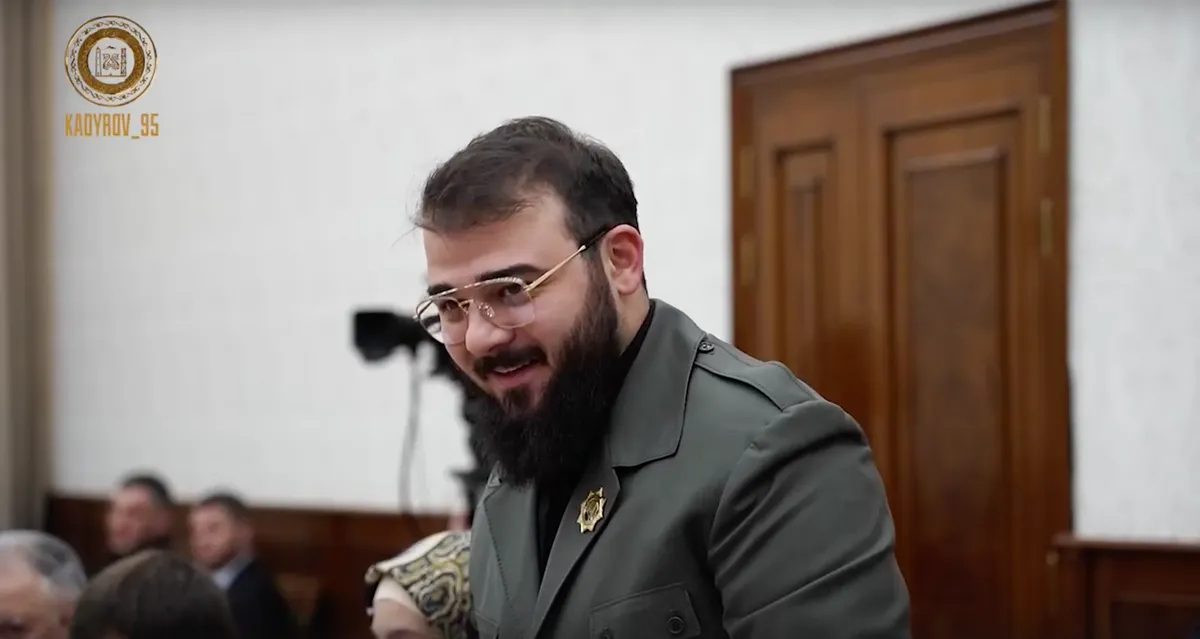 Скрин из видео на странице Рамзана Кадырова во «ВКонтакте» 