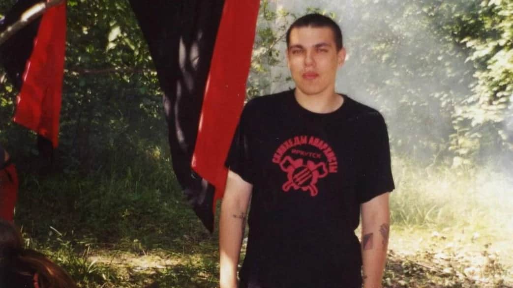 Алексей Сутуга на съезде «Автономного действия» в начале 2000-х