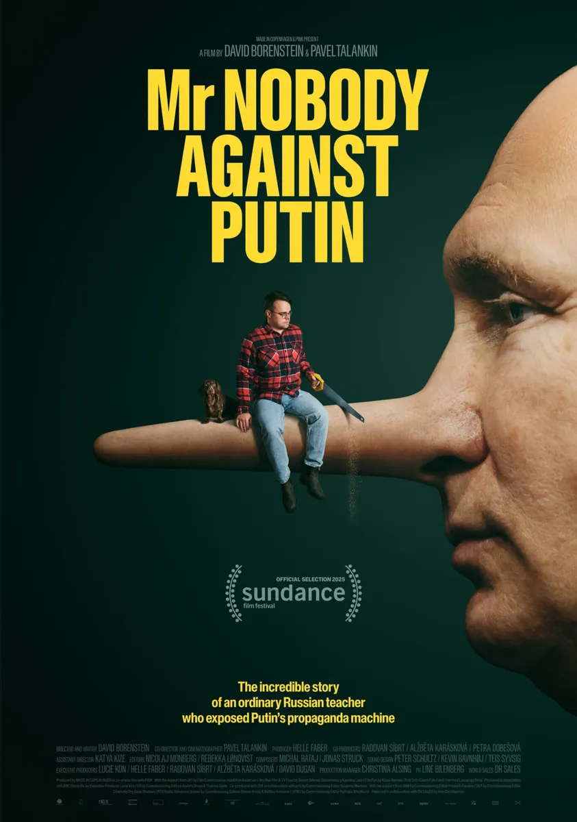 Mr. Nobody Against Putin movie poster. 