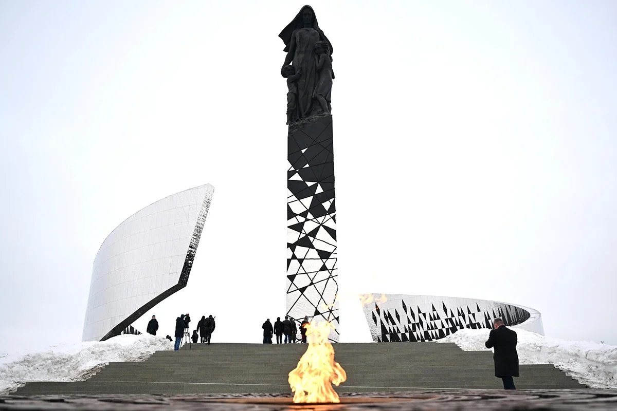 Memorial to Civilian Victims in the USSR of the Nazi Genocide during the Great Patriotic War. Photo: Pavel Bednyakov / RIA Novosti / Kremlin