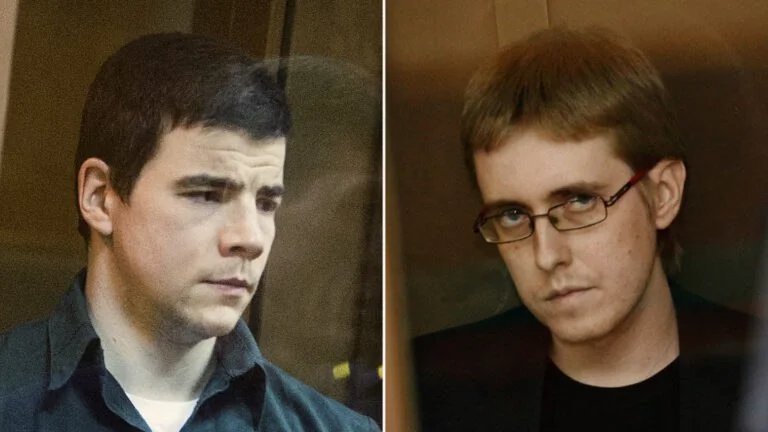 BORN leaders Nikita Tikhonov and Ilya Goryachev. Collage: Antifa Ru, Telegram