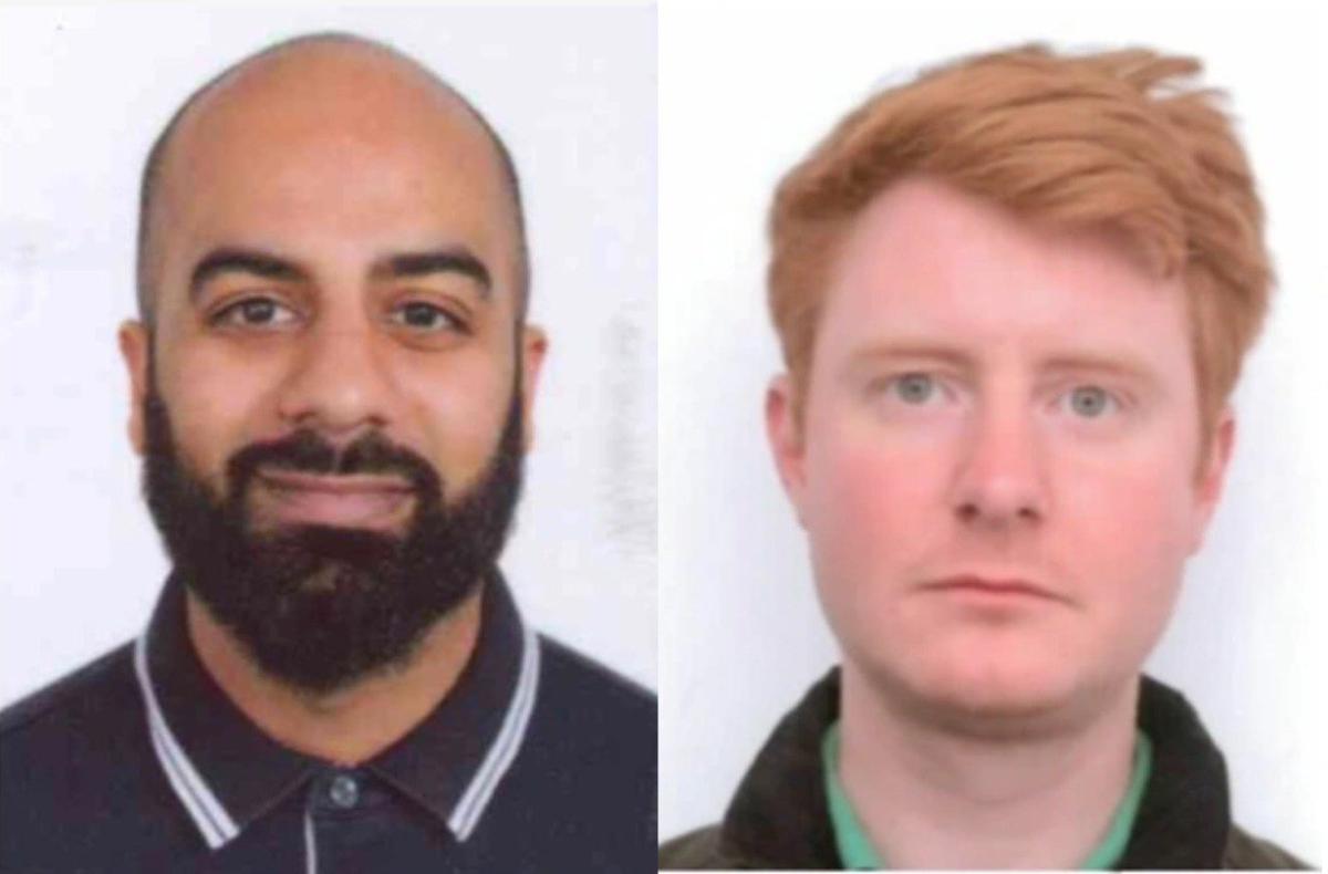 Alkesh Odedra (L) and Michael Skinner.