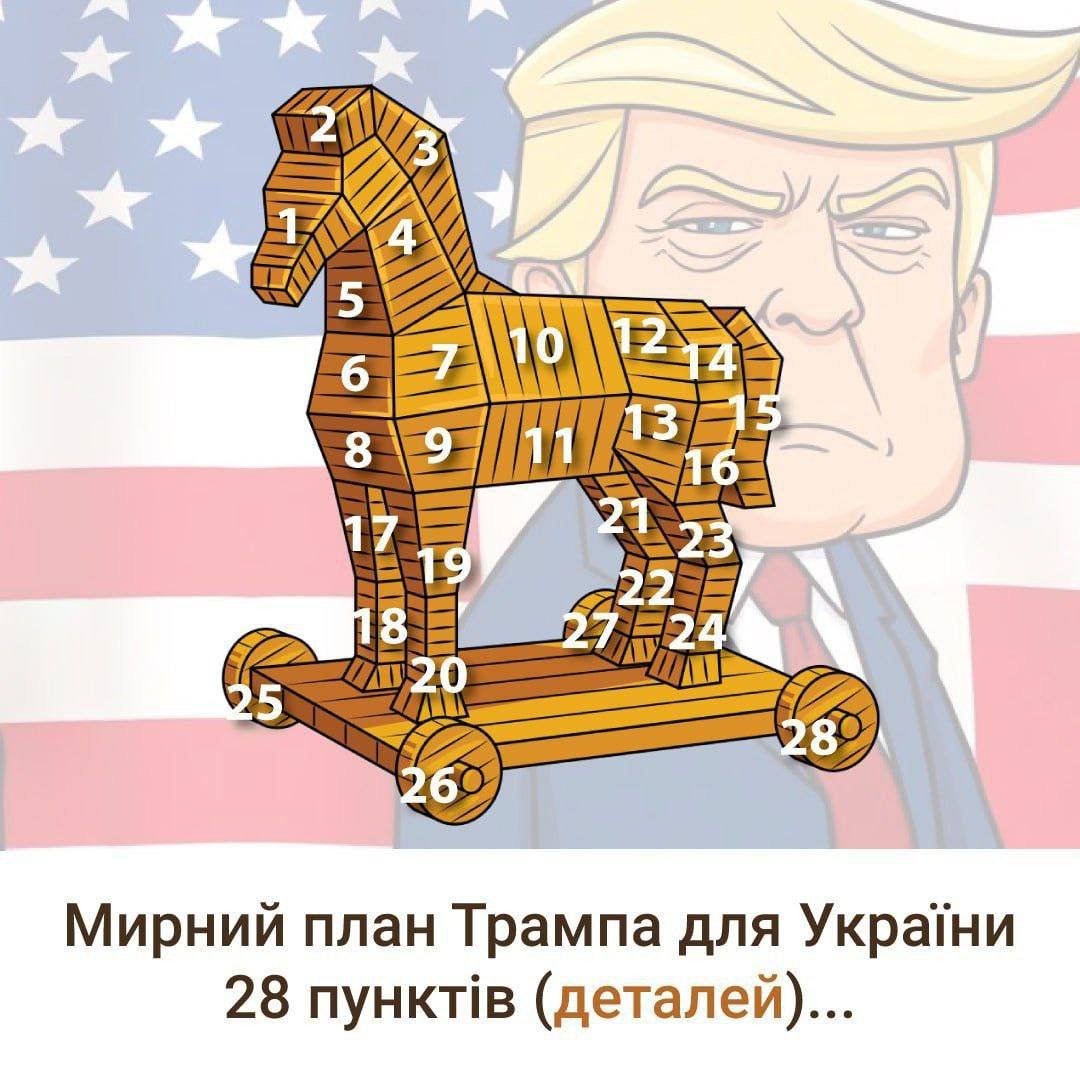 Trump’s Trojan horse peace plan meme
