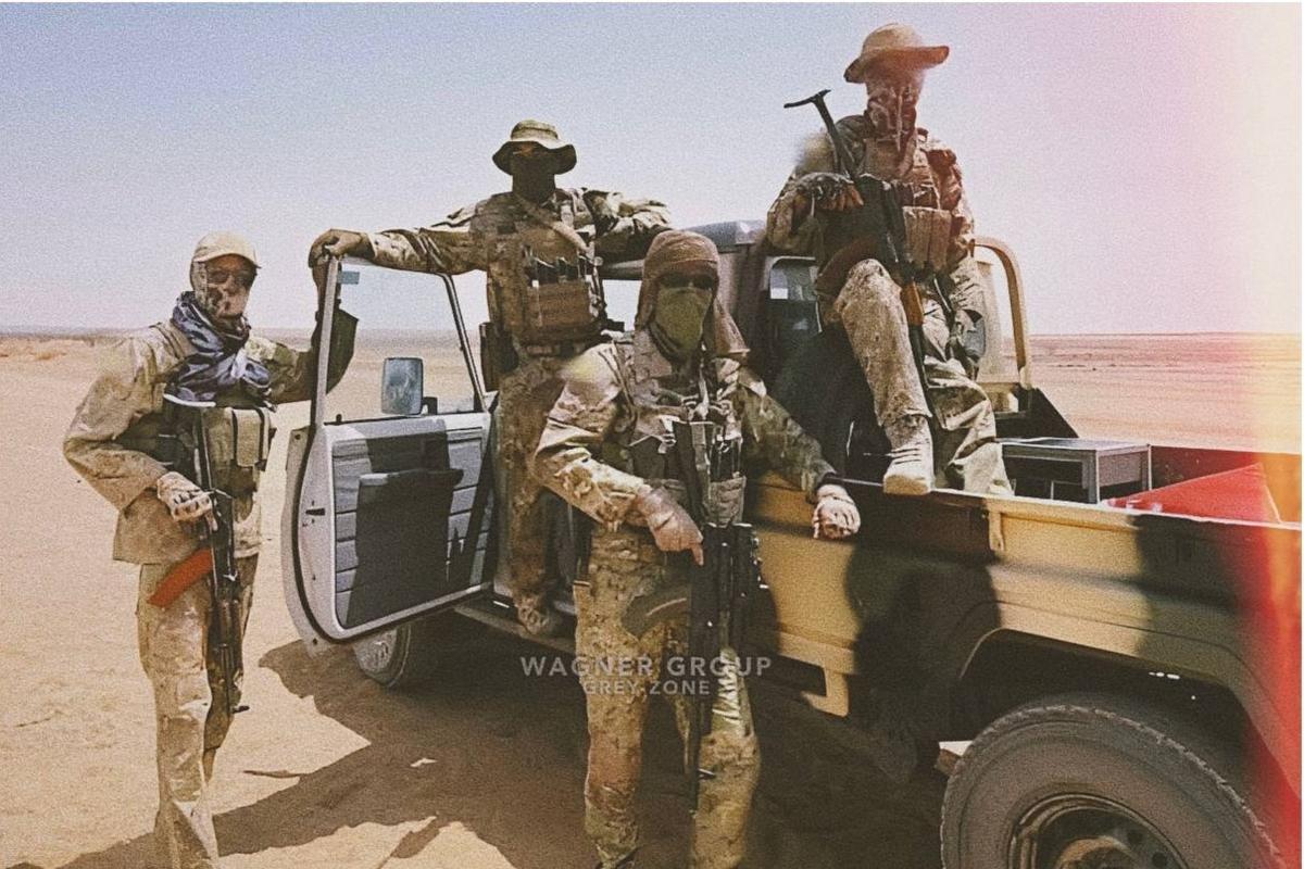 Wagner Group mercenaries in Africa. Photo: Grey Zone