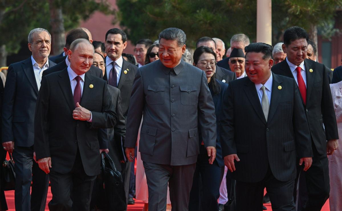 Владимир Путин, Си Цзиньпин и Ким Чен Ын. Фото: пресс-служба Кремля